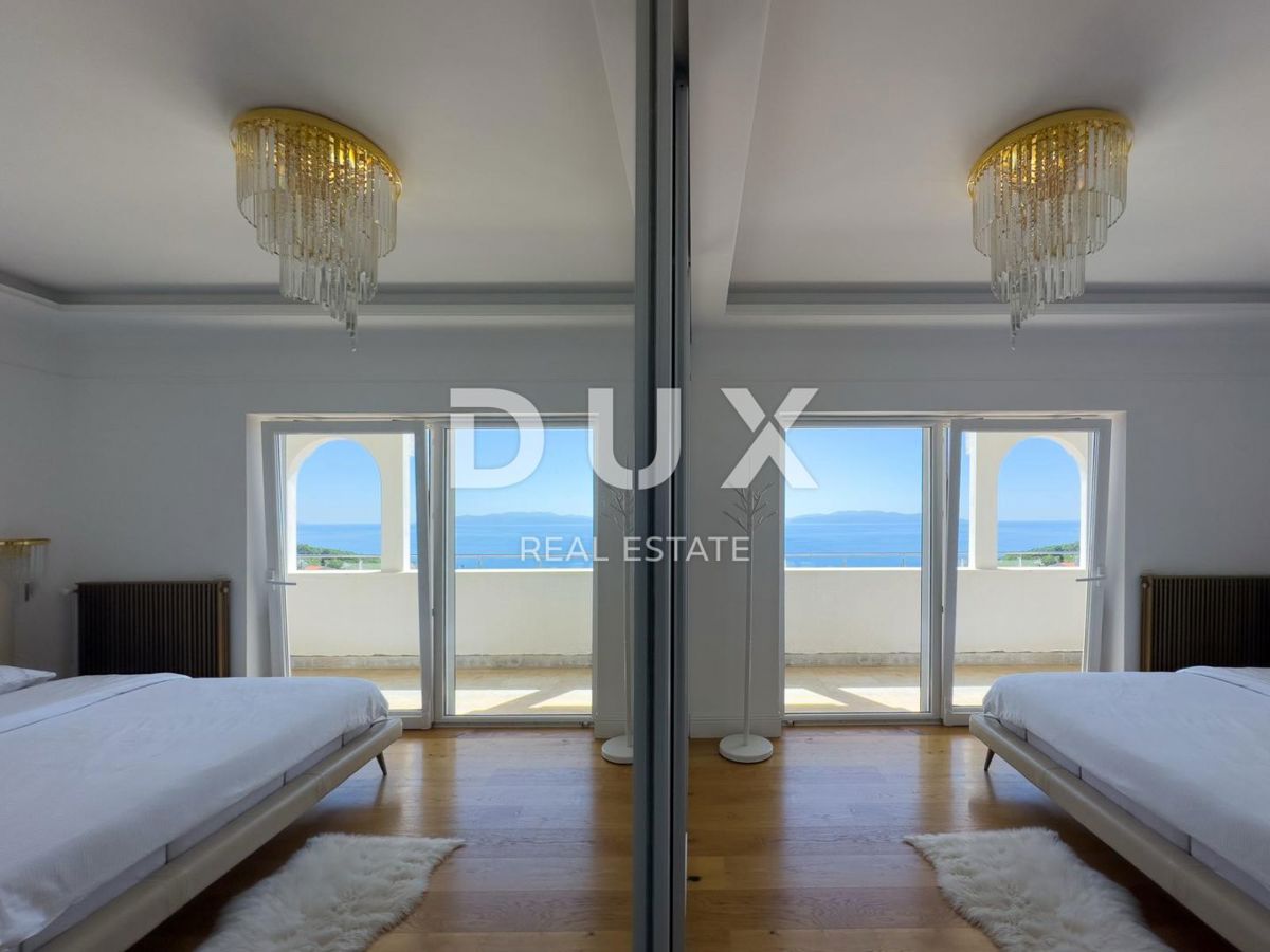 OPATIJA, POBRI - SAMO PRI NAS! Dizajnersko opremljeno stanovanje s panoramskim pogledom na morje