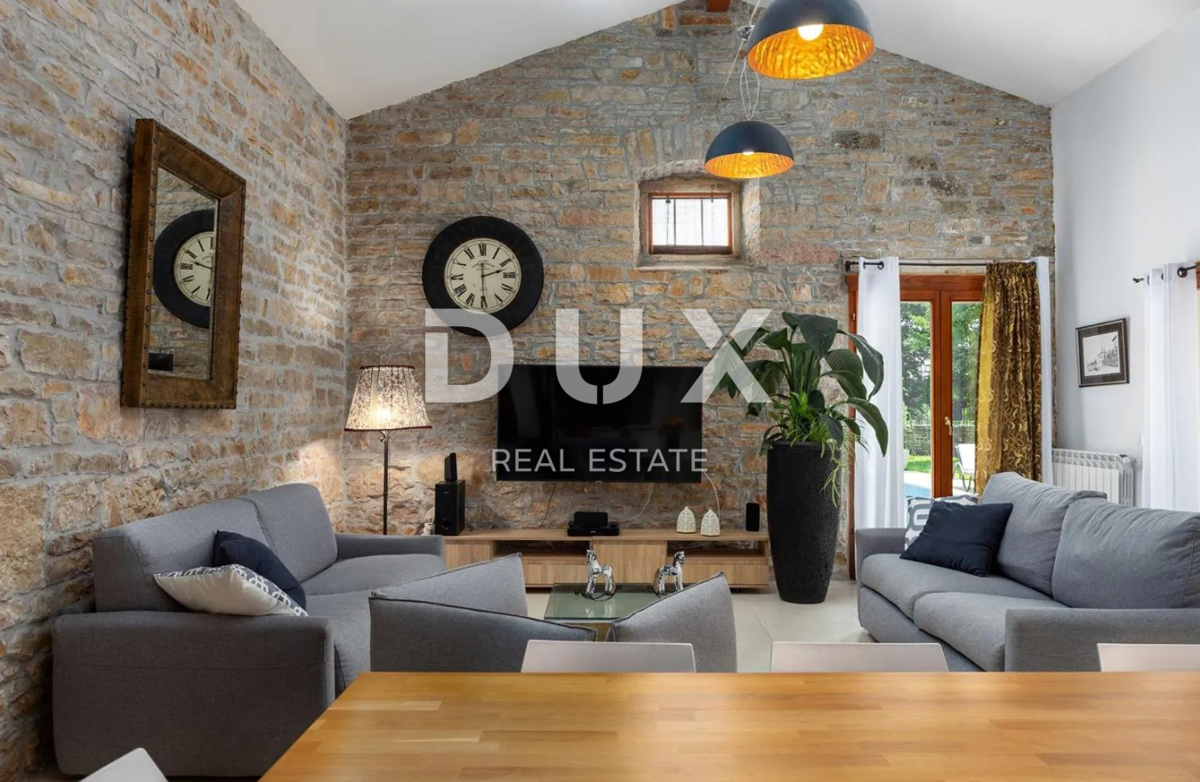 ISTRA, ŽMINJ (OKOLICA) - Impresivna istrska kamnita hiša z bazenom