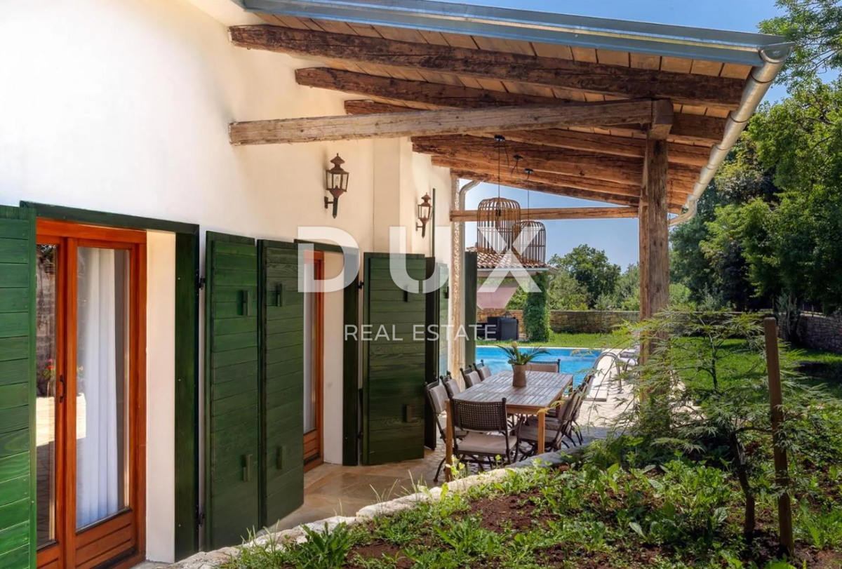 ISTRA, ŽMINJ (OKOLICA) - Impresivna istrska kamnita hiša z bazenom