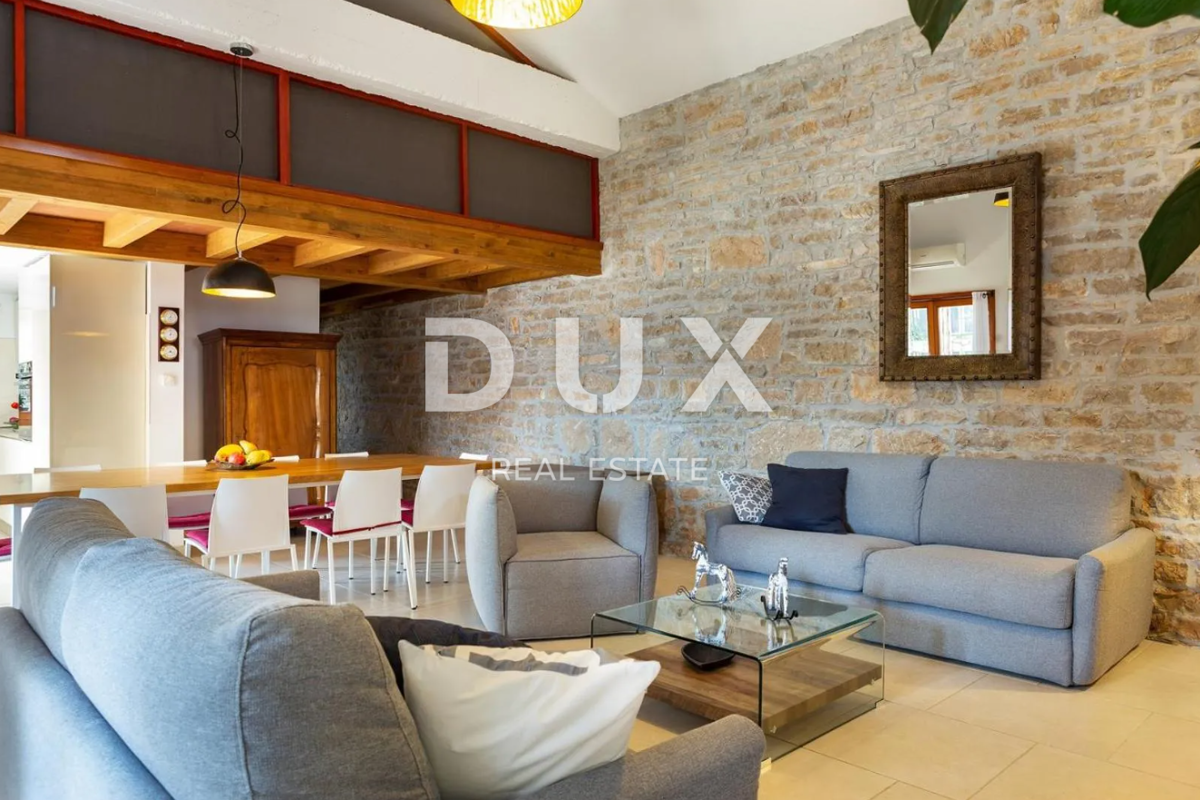 ISTRA, ŽMINJ (OKOLICA) - Impresivna istrska kamnita hiša z bazenom