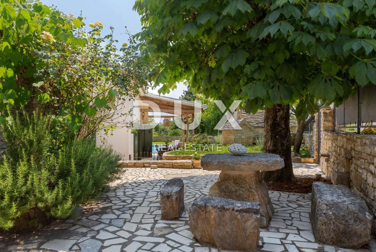 ISTRA, ŽMINJ (OKOLICA) - Impresivna istrska kamnita hiša z bazenom