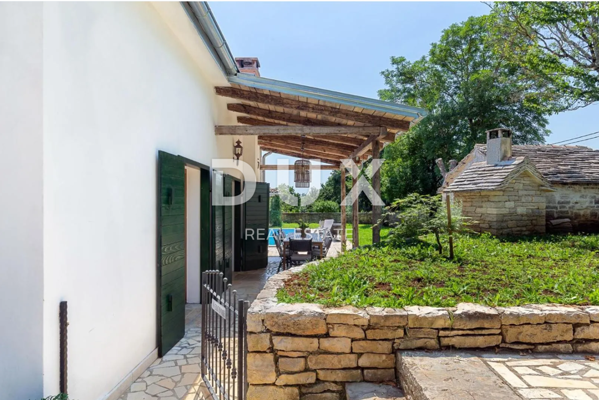 ISTRA, ŽMINJ (OKOLICA) - Impresivna istrska kamnita hiša z bazenom