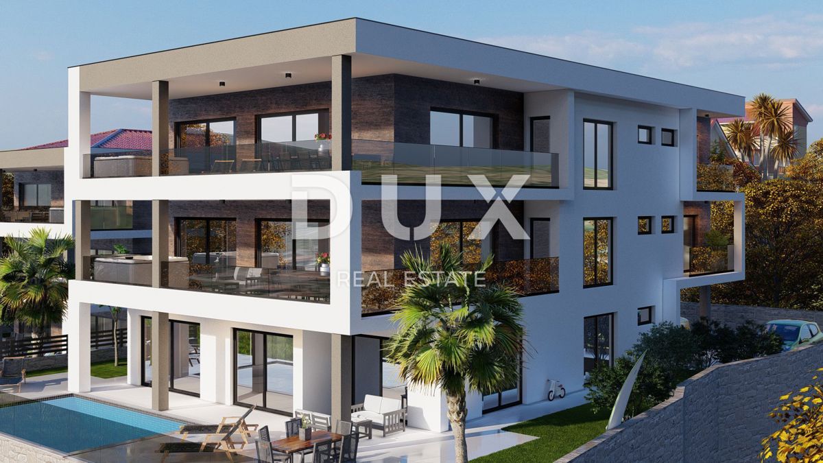 OTOK KRK, VRBNIK - Luksuzni apartma z bazenom