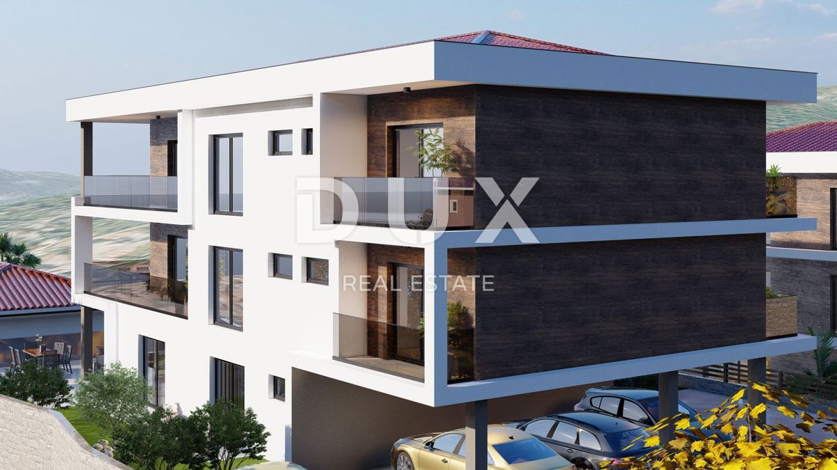 OTOK KRK, VRBNIK - Luksuzni apartma z bazenom