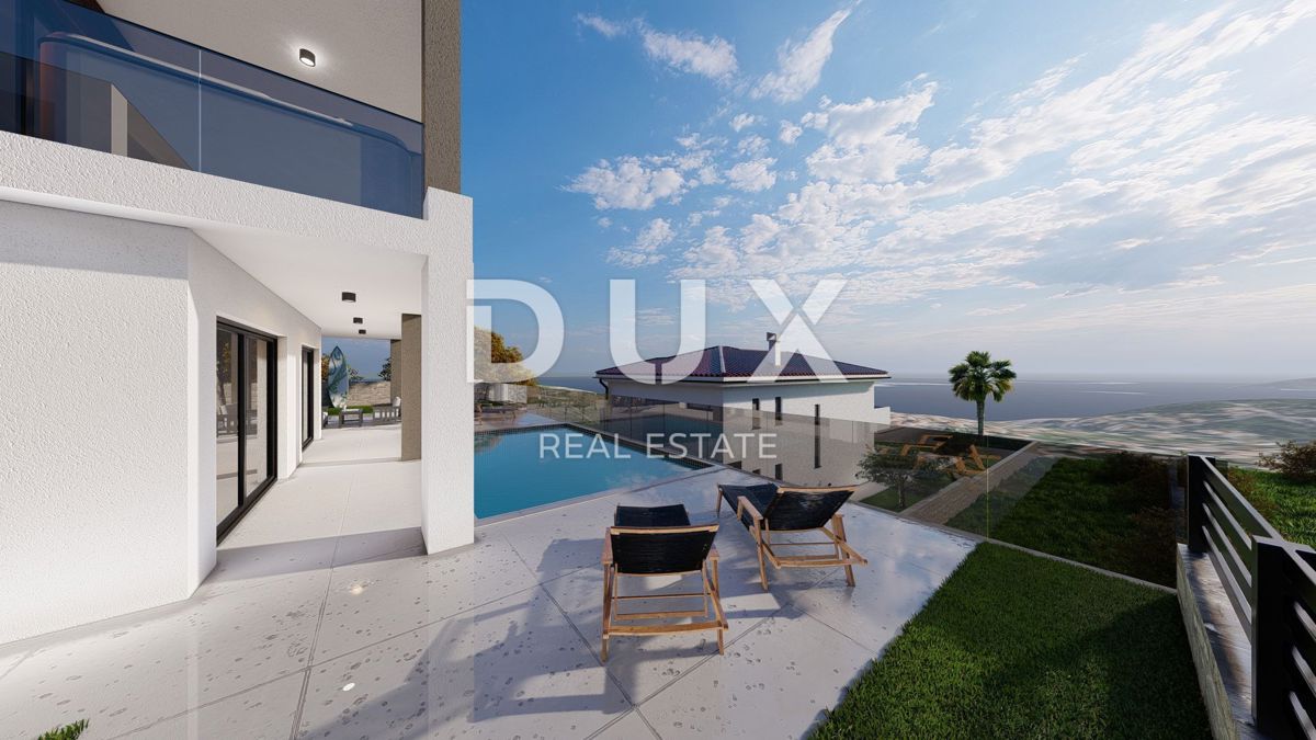 OTOK KRK, VRBNIK - Luksuzni apartma z bazenom