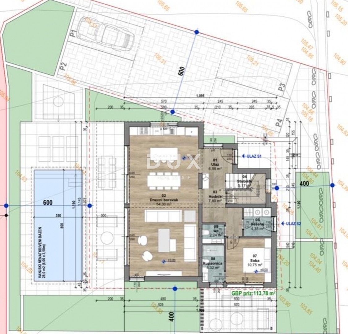 Zemljišče Žgaljići, Krk, 575m2