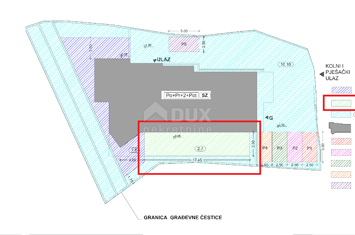 OPATIJA, CENTER - novozgrajeno stanovanje 80,10m2 s panoramskim pogledom na morje + okolica 68,06m2 - STANOVANJE 2