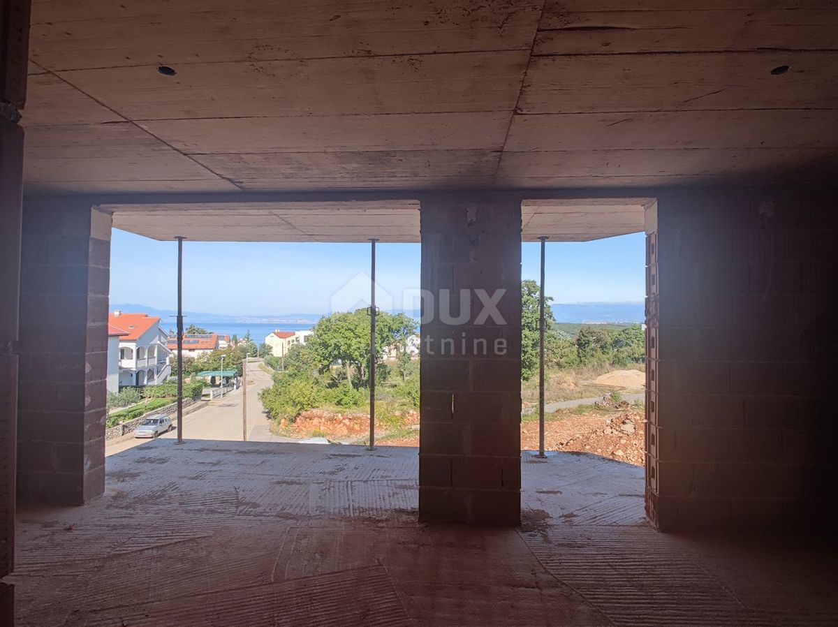 OTOK KRK, NJIVICE - Apartma s pogledom na morje v novogradnji