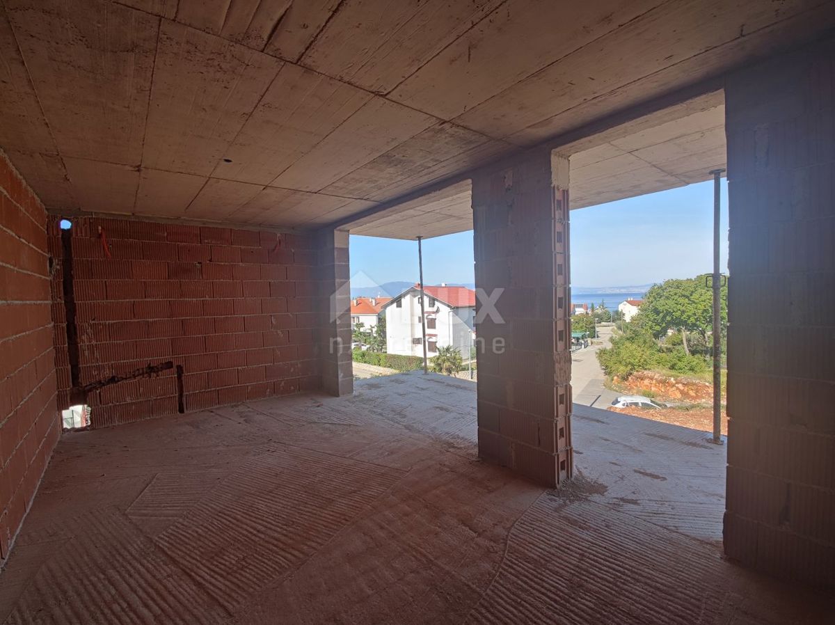 OTOK KRK, NJIVICE - Apartma s pogledom na morje v novogradnji