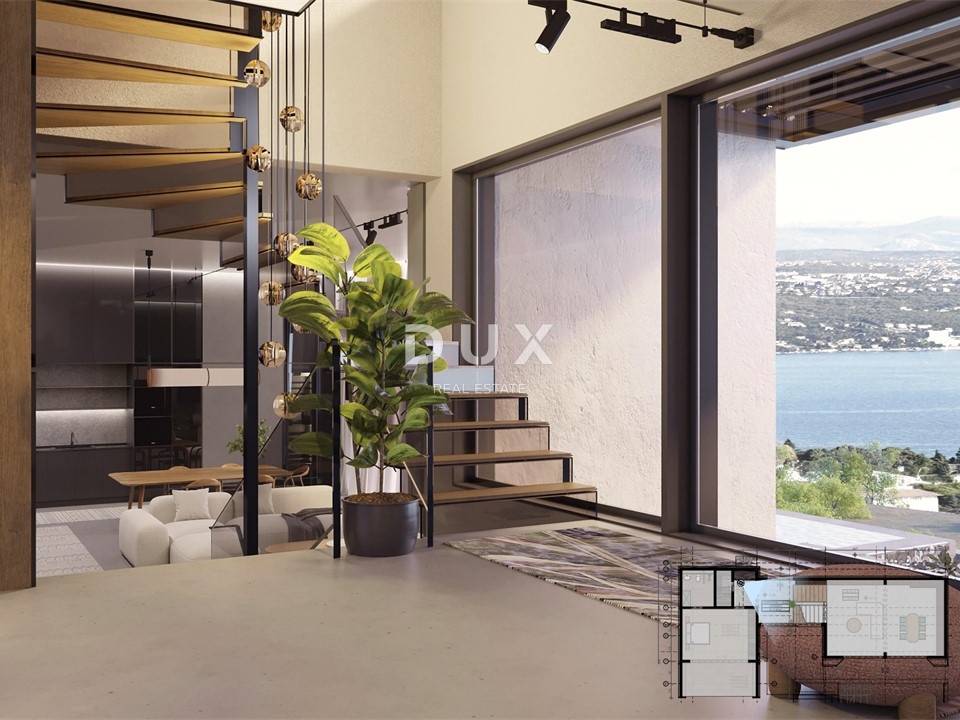 OPATIJA, CENTER - čudovita luksuzna vila nad centrom Opatije s panoramskim pogledom na morje in velikim vrtom 