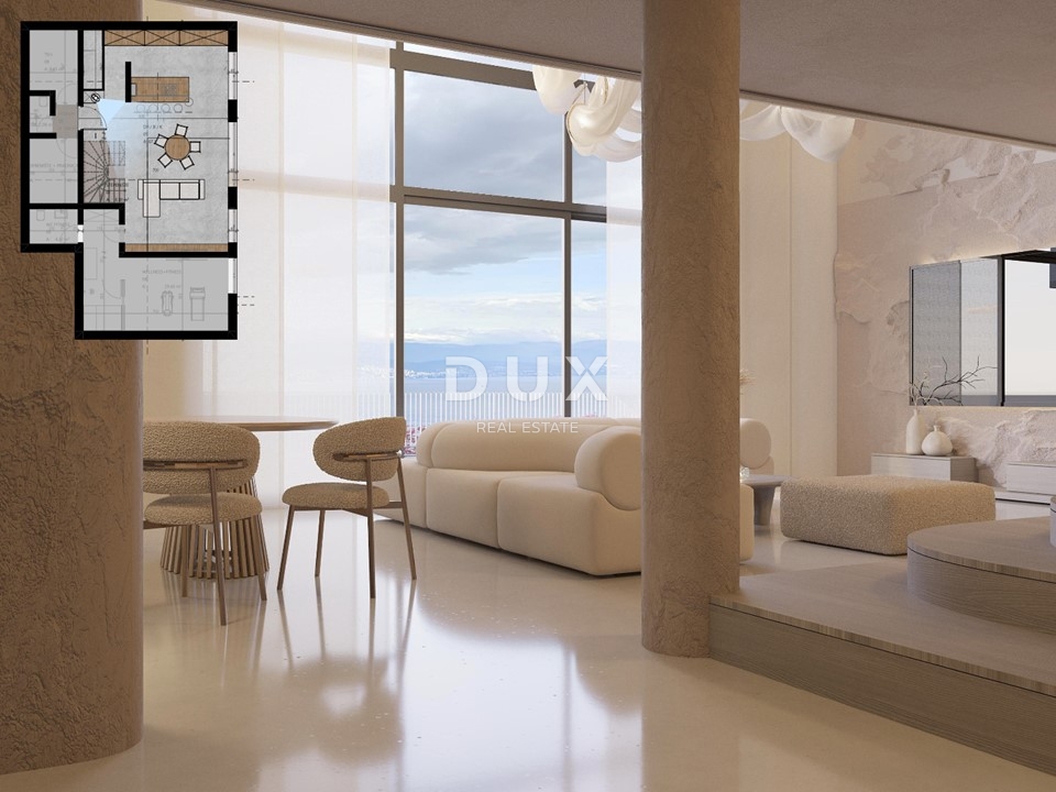 OPATIJA, CENTER - čudovita luksuzna vila nad centrom Opatije s panoramskim pogledom na morje in velikim vrtom 