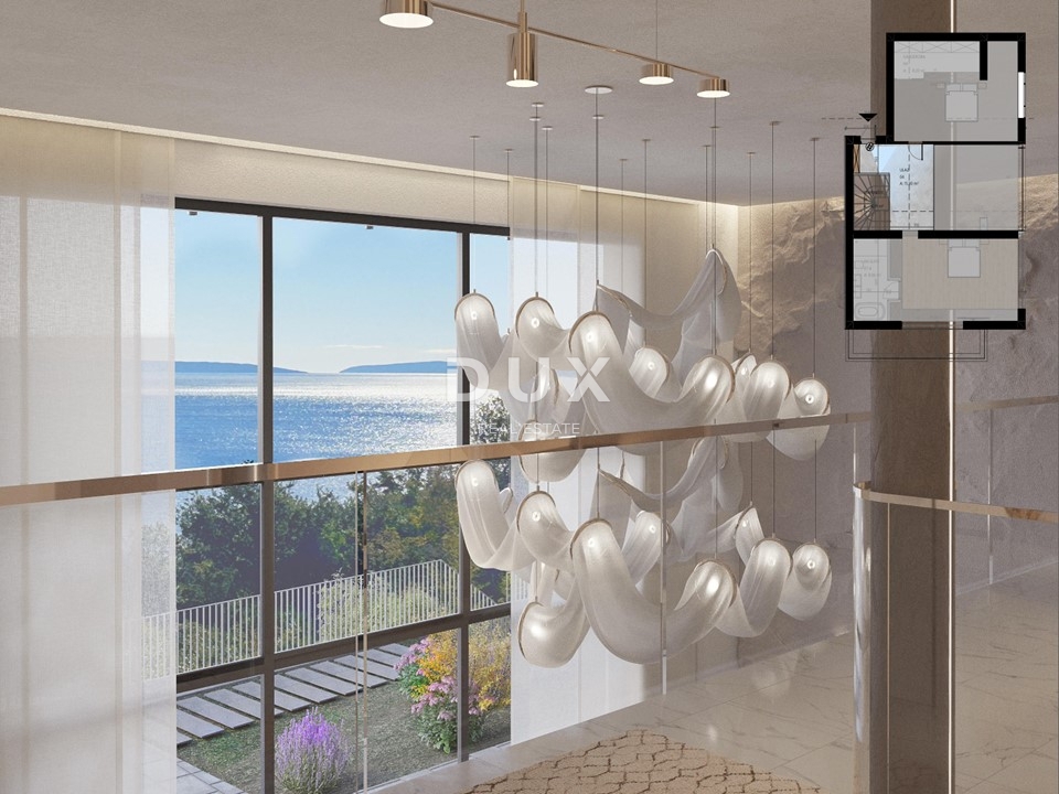 OPATIJA, CENTER - čudovita luksuzna vila nad centrom Opatije s panoramskim pogledom na morje in velikim vrtom 