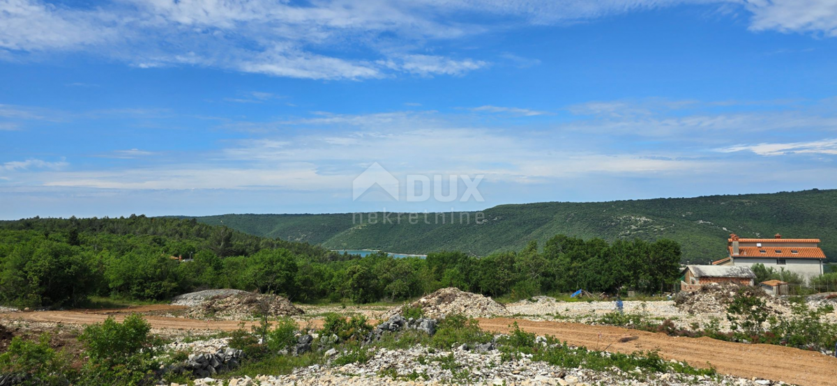 ISTRA, RABAC - Zemljišče s pogledom na morje