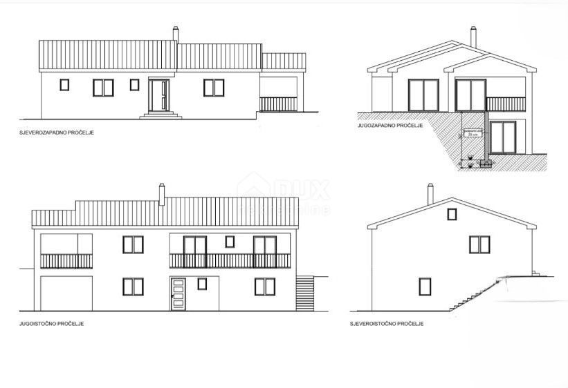 ISTRA, GROŽNJAN - Gradbeno zemljišče z projektom