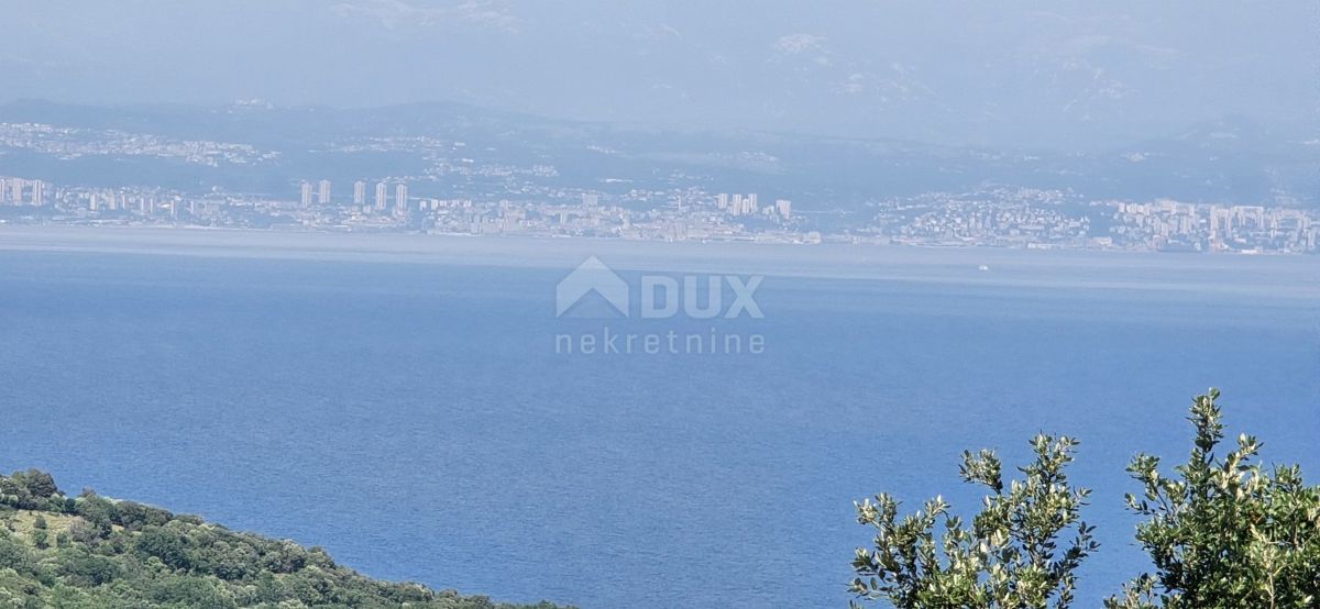 ISTRA, RABAC, OKOLICA - Gradbeno zemljišče s čudovitim pogledom na morje