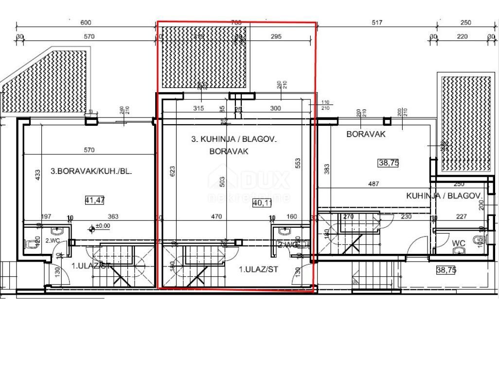 OPATIJA, LOVRAN - Ekskluzivno dvonadstropno stanovanje z zasebnim bazenom le 150 metrov od plaže, novogradnja