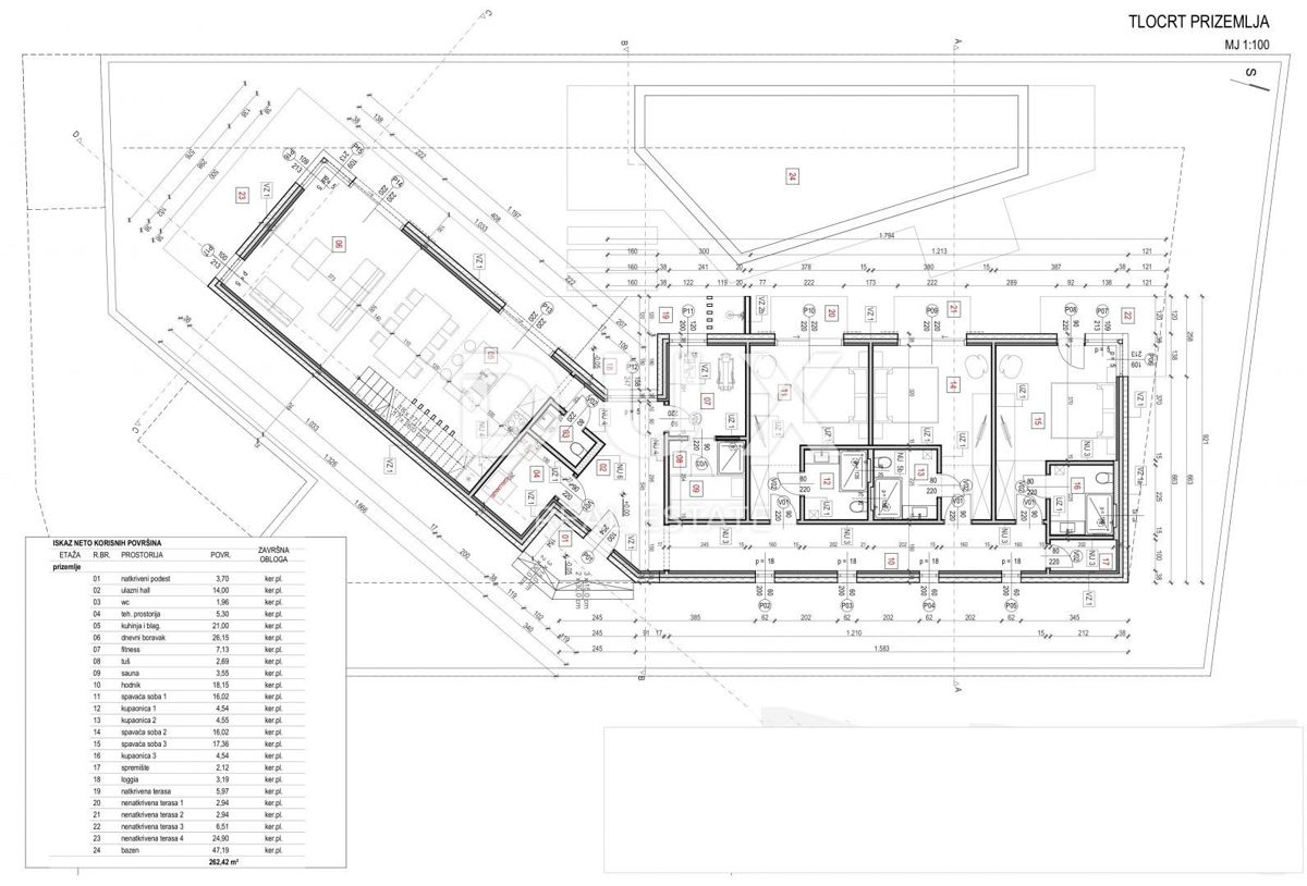 ISTRA, SVETVINČENAT - Gradbeno zemljišče z gradbenim dovoljenjem 