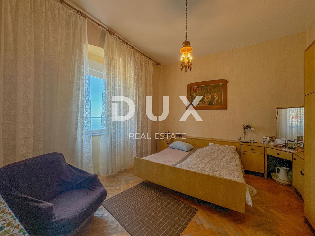 RIJEKA, PEĆINE - PRILOŽNOST, gospodarsko stanovanje 105m2, prva vrsta do morja
