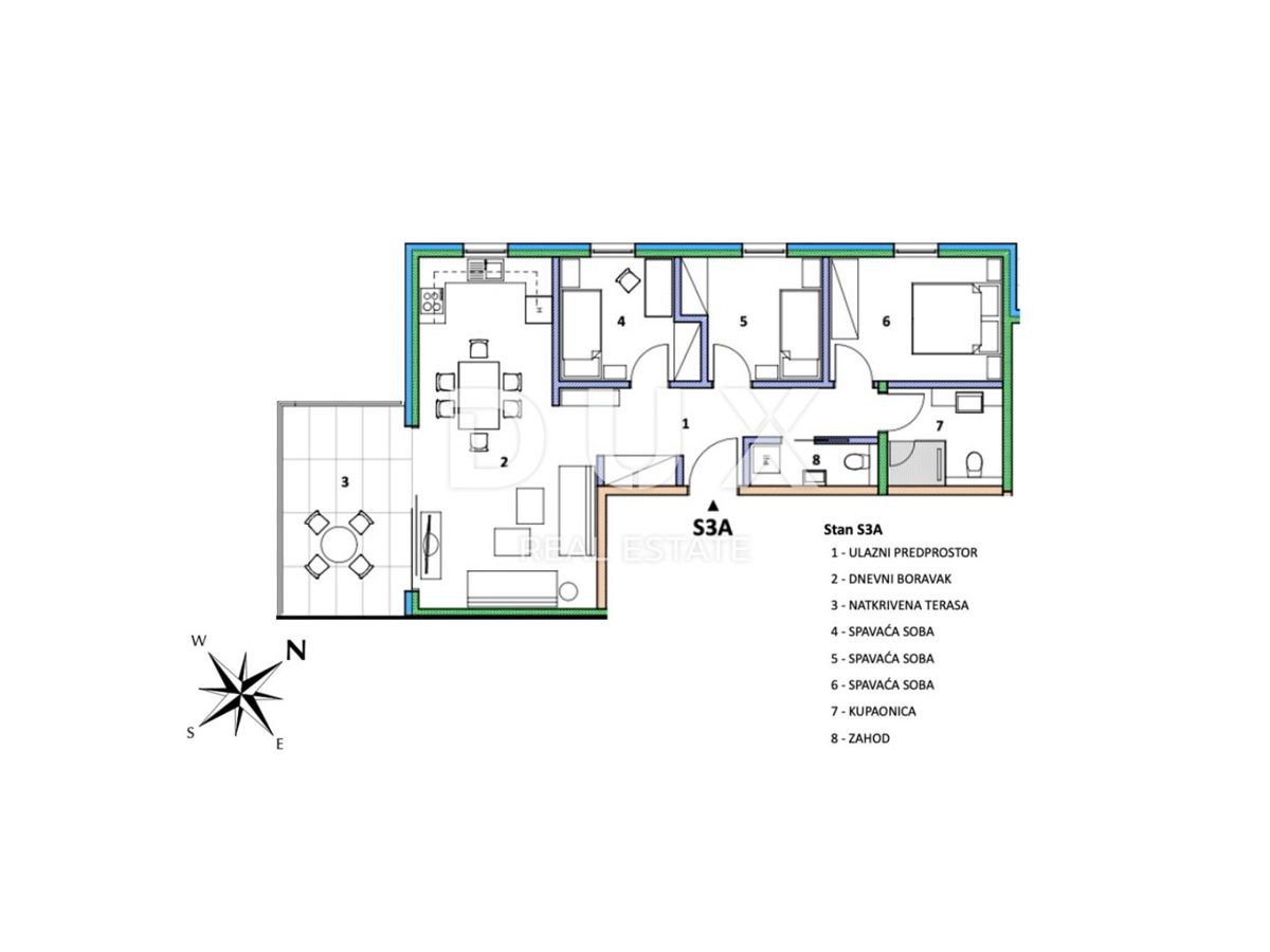 Stanovanje Umag, 70,40m2