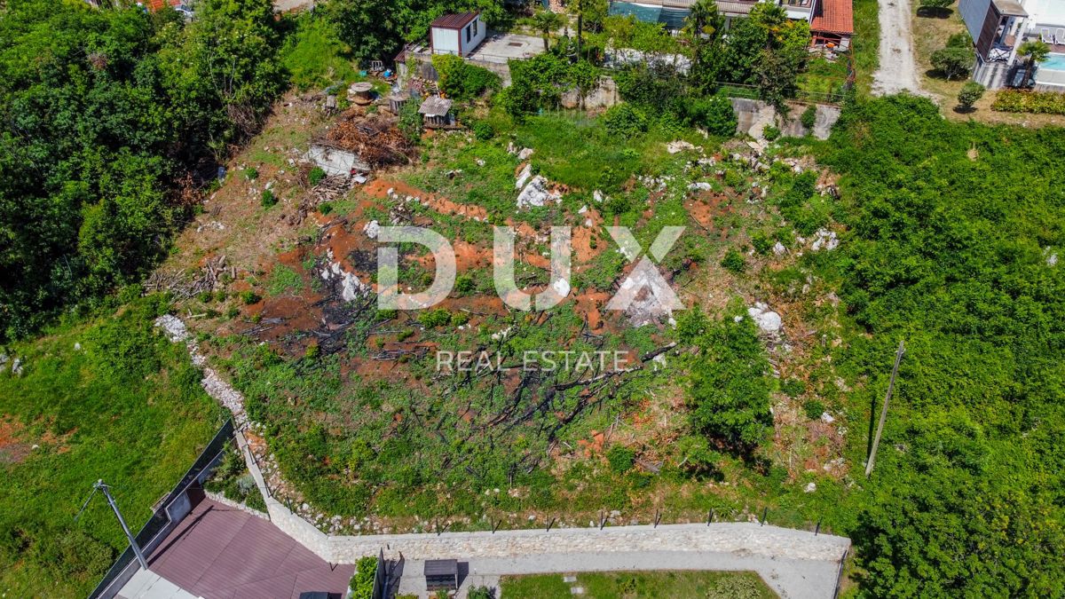 OPATIJA, LOVRAN - gradbeno zemljišče za 9 apartmajev s panoramskim pogledom na morje