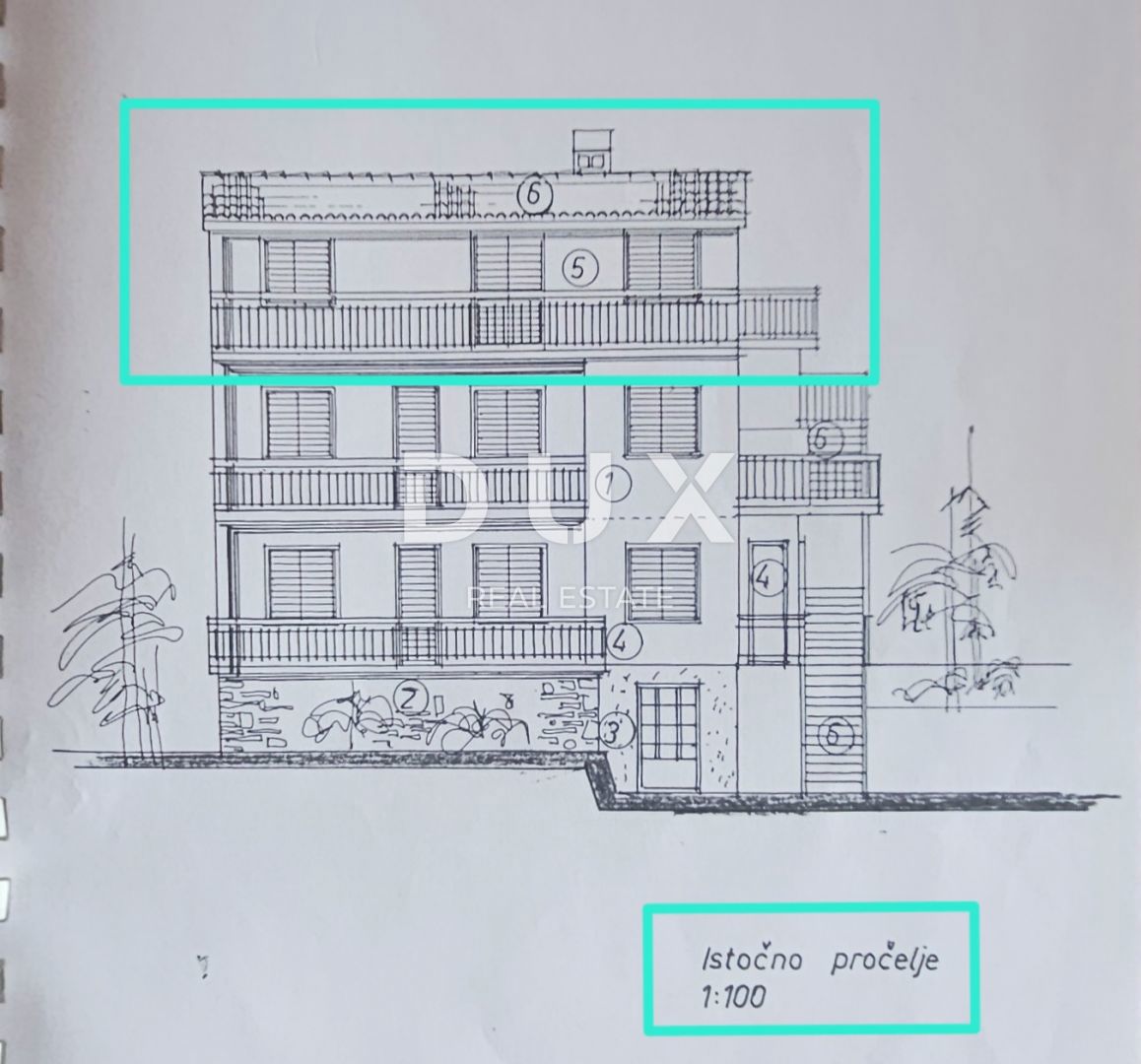 OPATIJA, IKA - stanovanje 63m2, dnevna soba + 1 spalnica, 2. nadstropje s pogledom na morje in veliko teraso + vrt cca 125m2