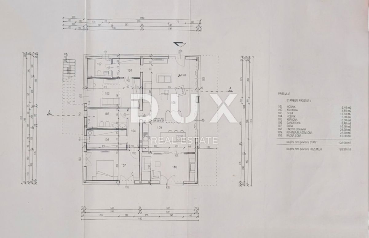 OPATIJA, LOVRAN - vila 387m2 s panoramskim pogledom na morje in bazenom + površina 1200m2