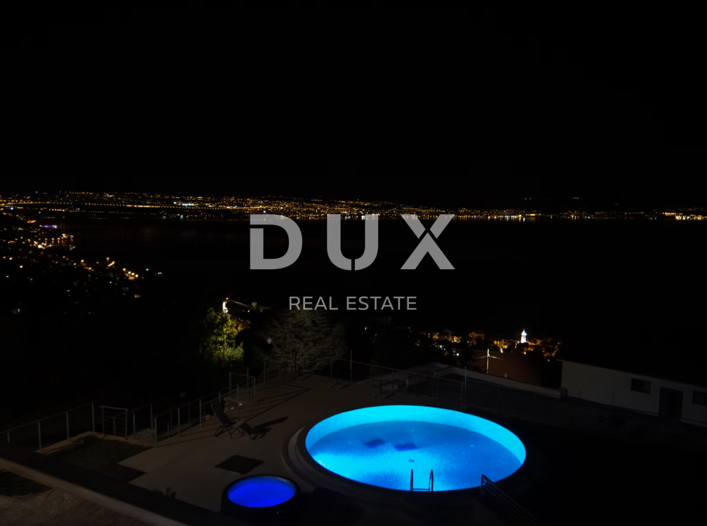 OPATIJA, LOVRAN - vila 387m2 s panoramskim pogledom na morje in bazenom + površina 1200m2