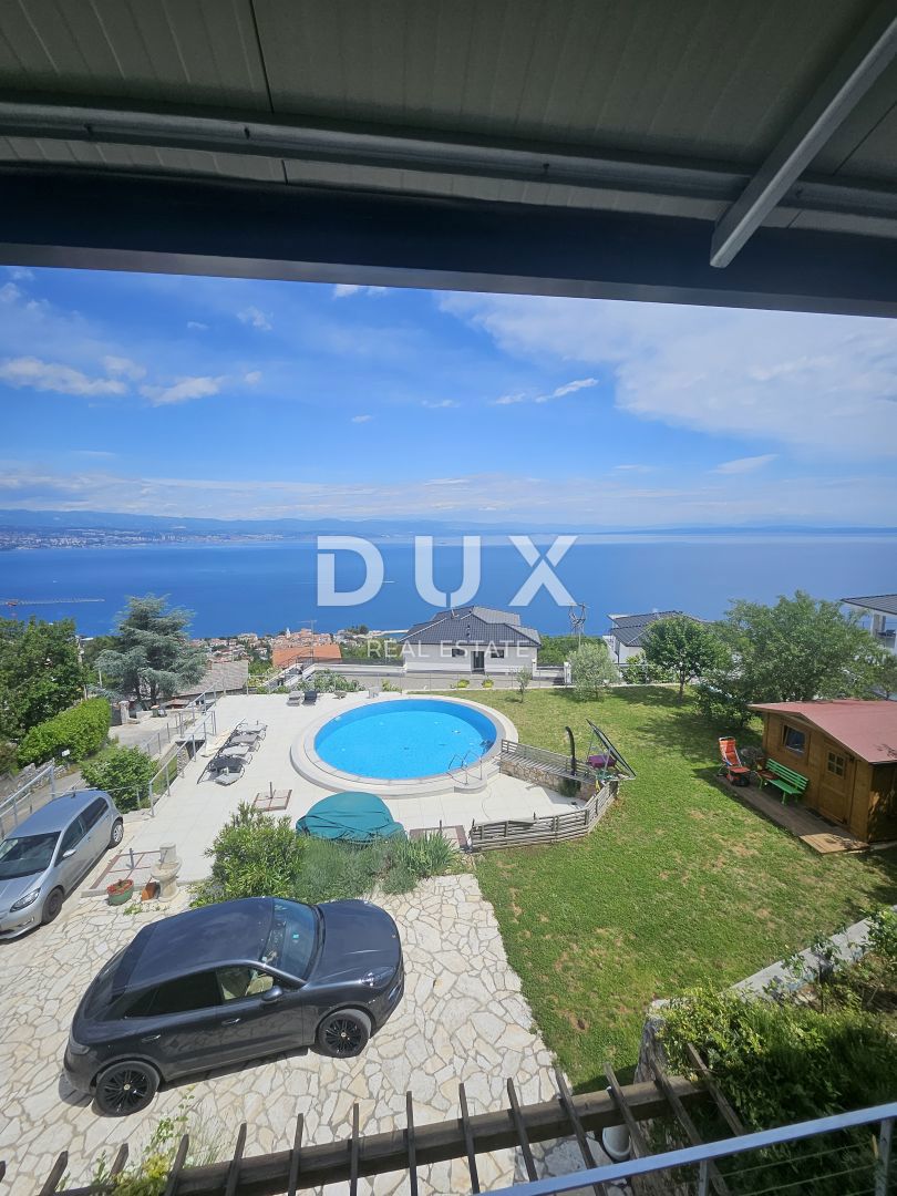 OPATIJA, LOVRAN - vila 387m2 s panoramskim pogledom na morje in bazenom + površina 1200m2