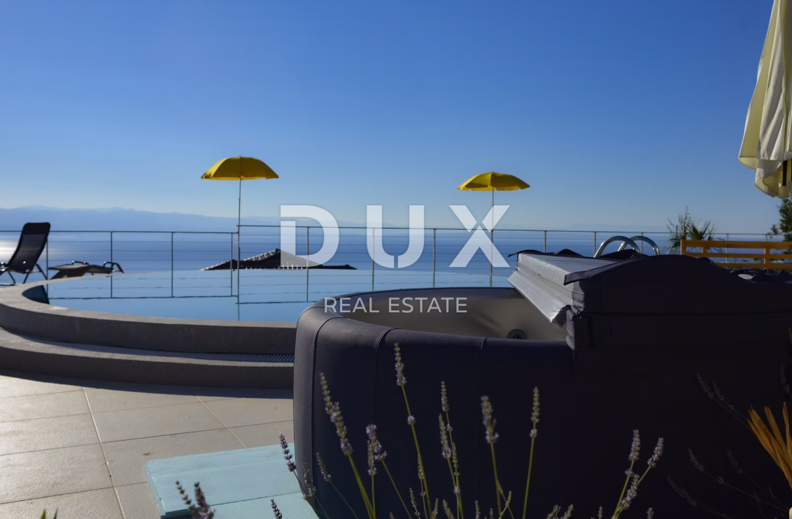OPATIJA, LOVRAN - vila 387m2 s panoramskim pogledom na morje in bazenom + površina 1200m2