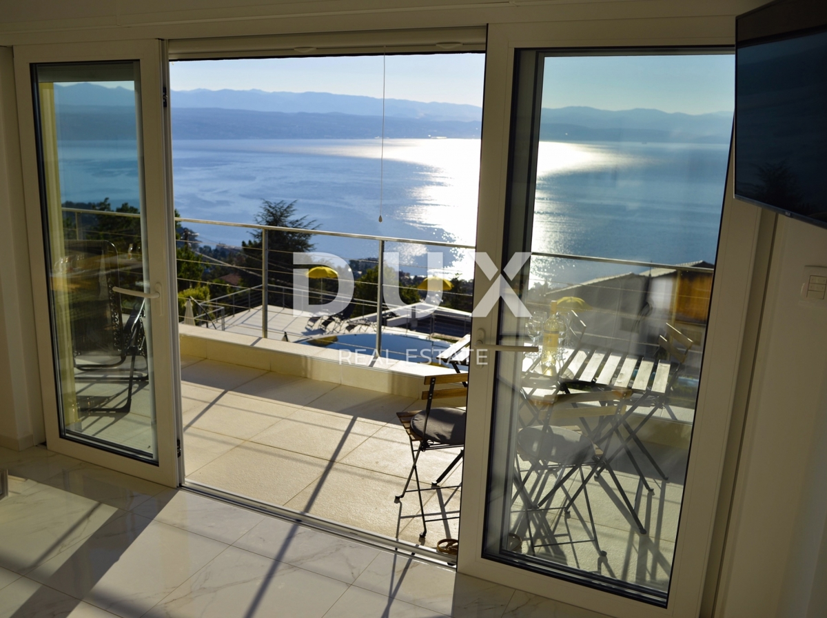 OPATIJA, LOVRAN - vila 387m2 s panoramskim pogledom na morje in bazenom + površina 1200m2