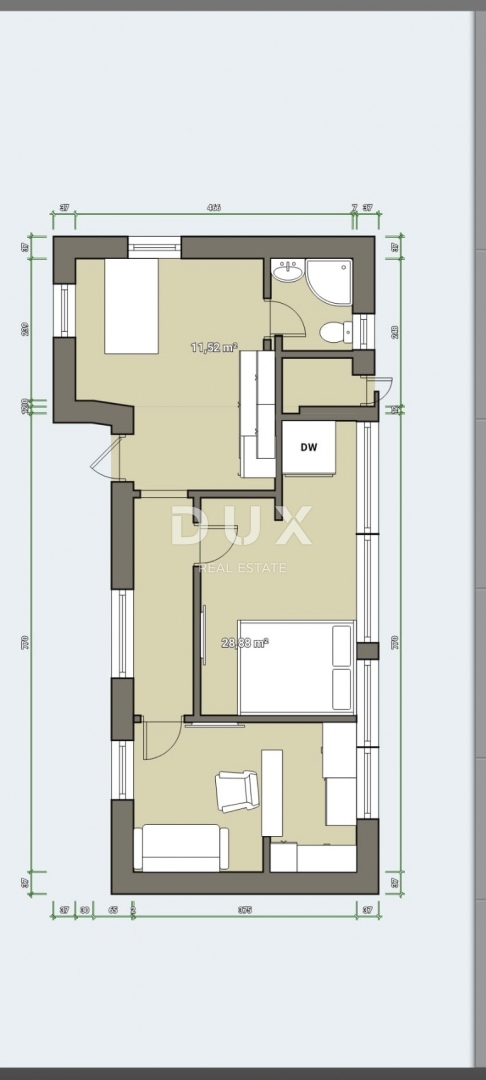 ZADAR, MURVICA - Hiša na gradbišču 1680m² - Vrhunska lokacija!
