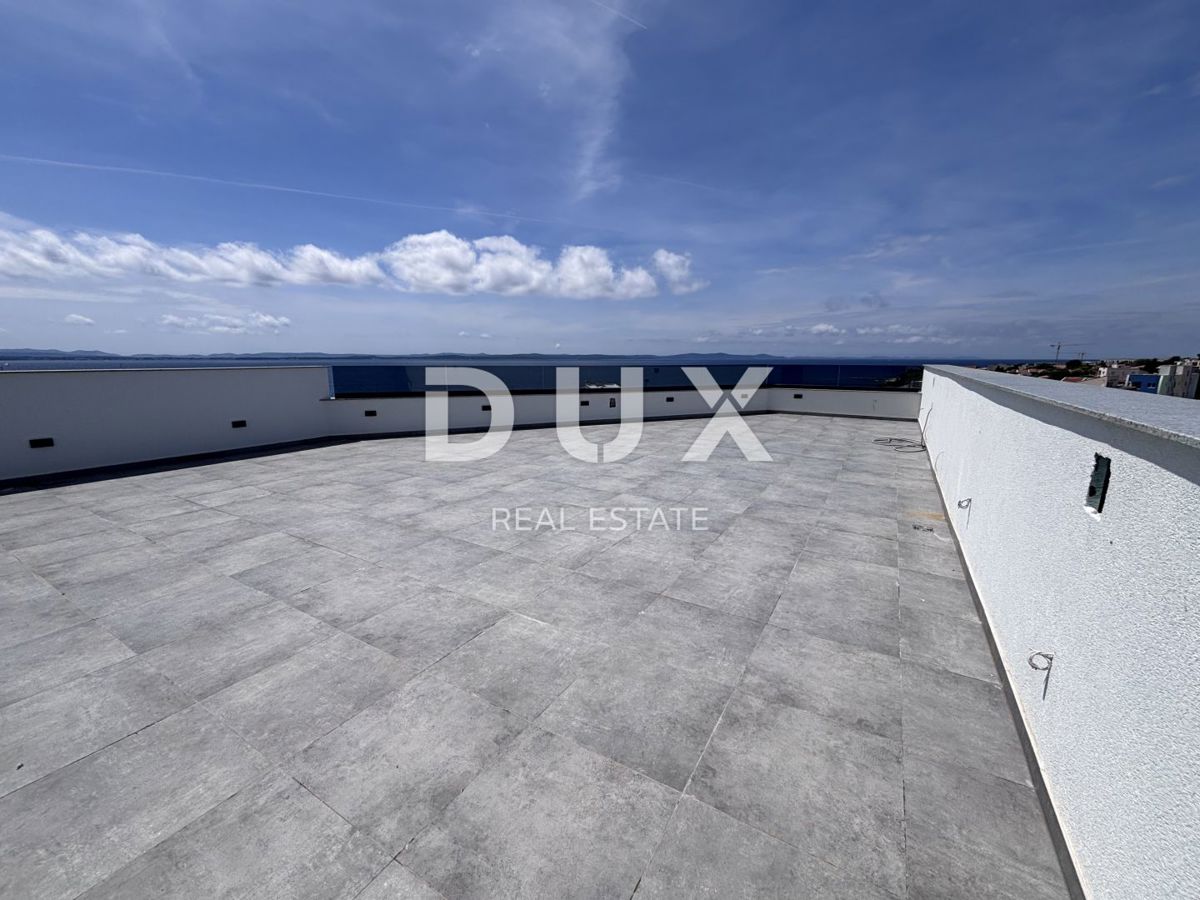 ZADAR, PETRČANE - Penthouse v gradnji s čudovitim razgledom 150 m od morja S4