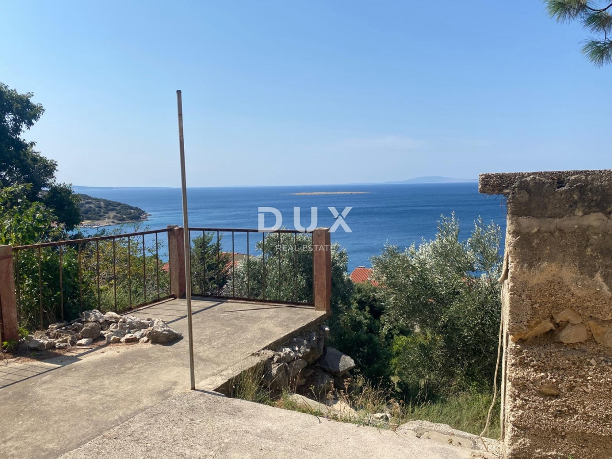 OTOK KRK, STARA BAŠKA - hiša s panoramskim pogledom na morje! PRILOŽNOST!