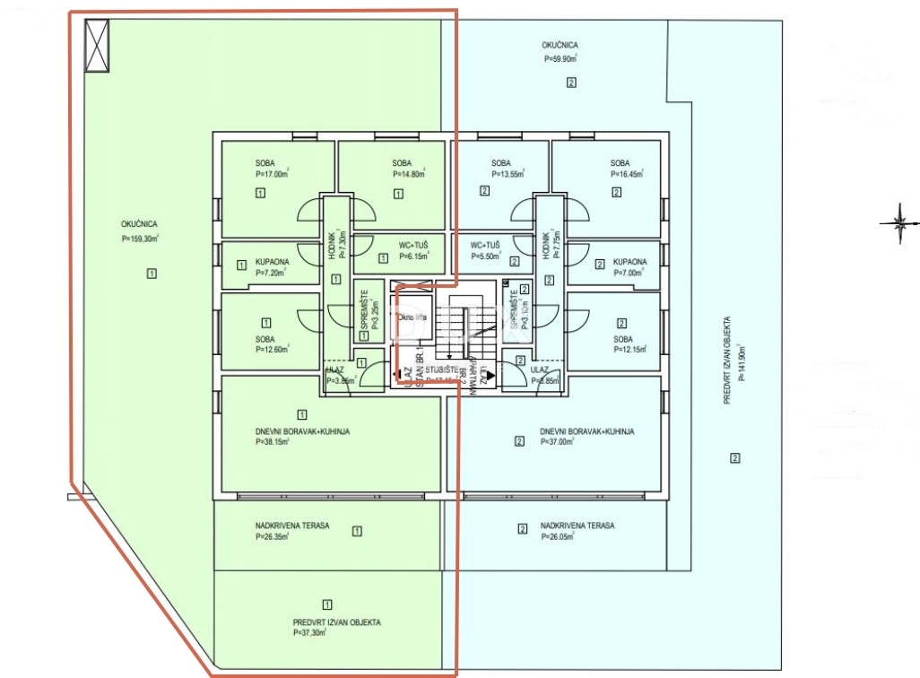OPATIJA, CENTER - luksuzno stanovanje v novogradnji z garažo in panoramskim pogledom na morje