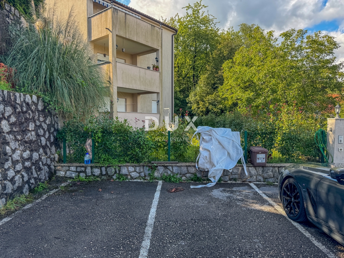 OPATIJA, RUKAVAC - čudovito stanovanje z vrtom v novejši hiši, idealen družinski dom ali investicija v bližini infrastrukture in mesta