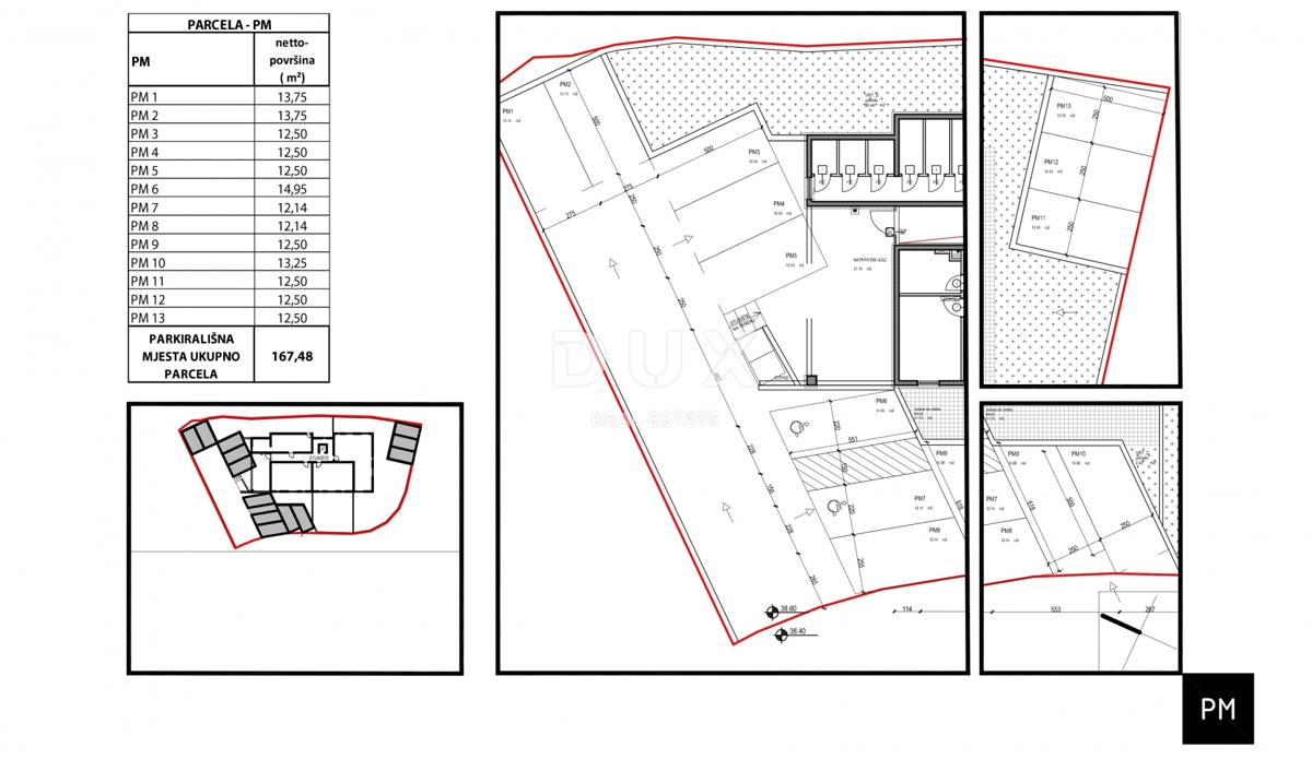 ISTRA, TAR - Penthouse 3SS+DB s strešno teraso, ki se nahaja v visokokakovostni novogradnji le 350 m od morja