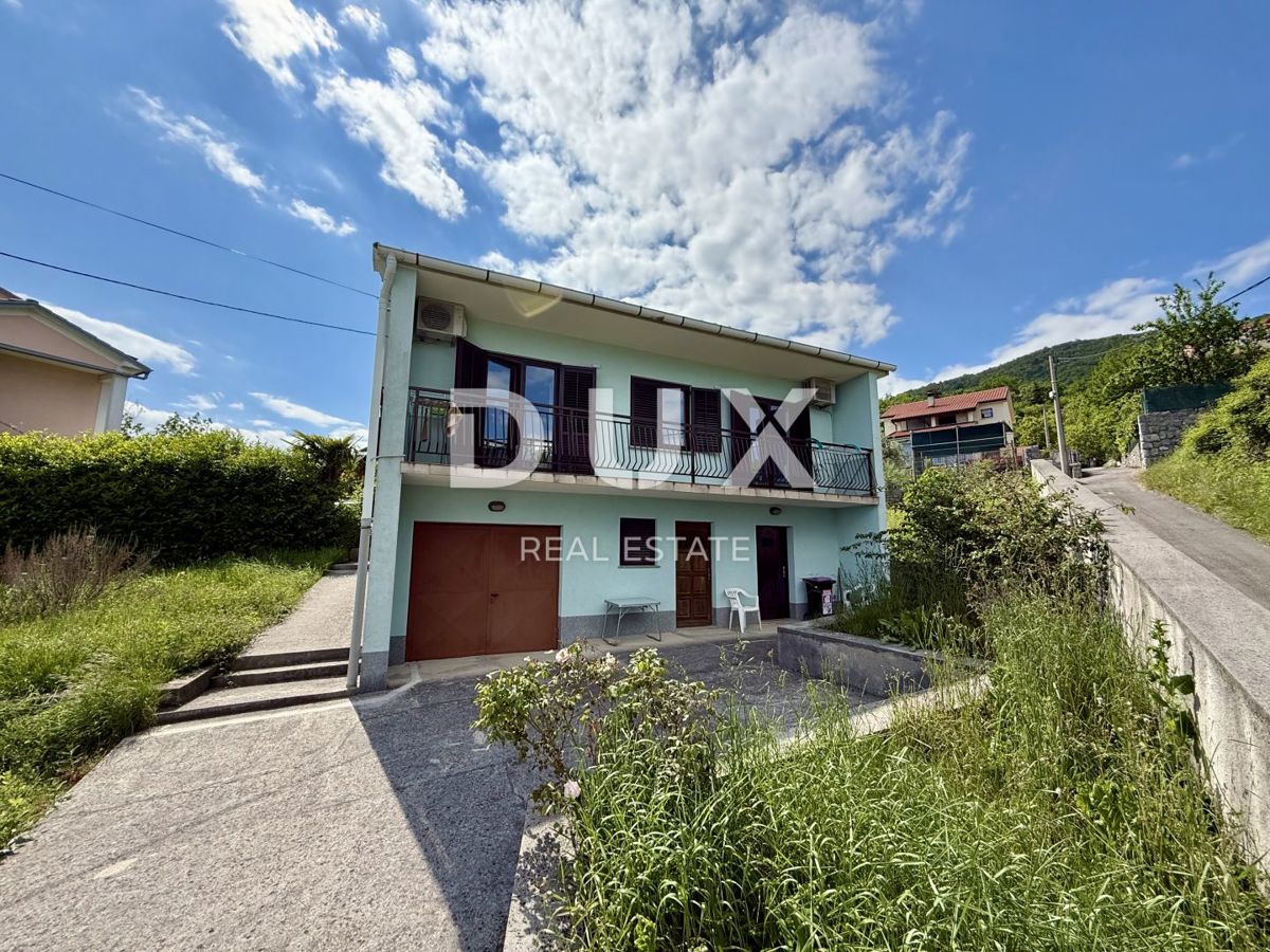 VEPRINAC - Samostojna hiša s prostornim vrtom in pogledom na morje!