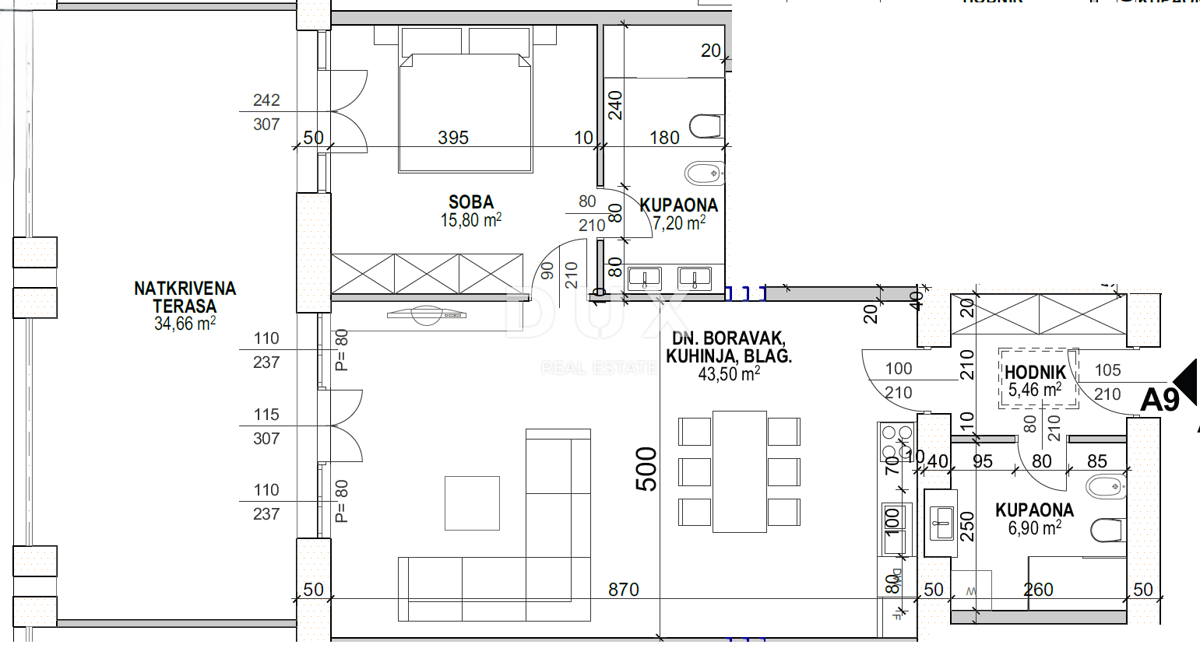 OPATIJA, CENTER - edinstvena nepremičnina velikosti 114 m2, mojstrovina avstro-ogrske arhitekture v središču Opatije