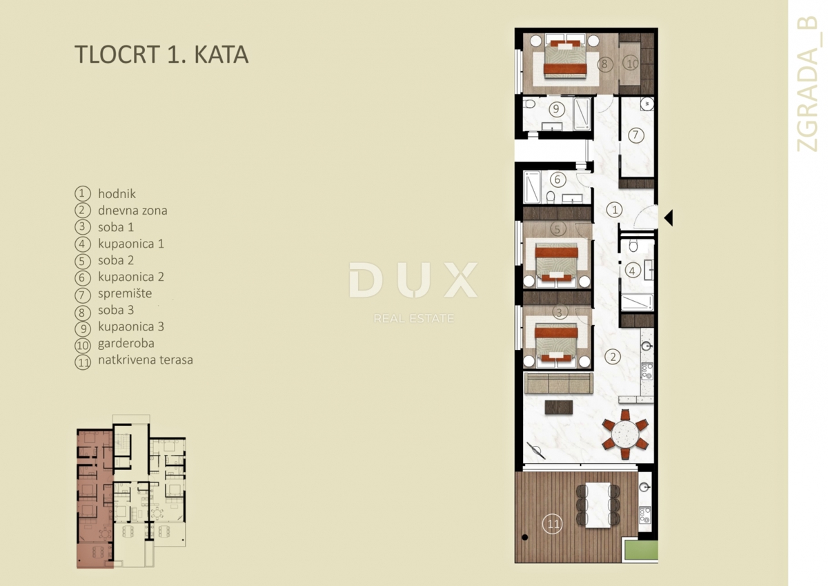 Stanovanje Novigrad, 120,31m2