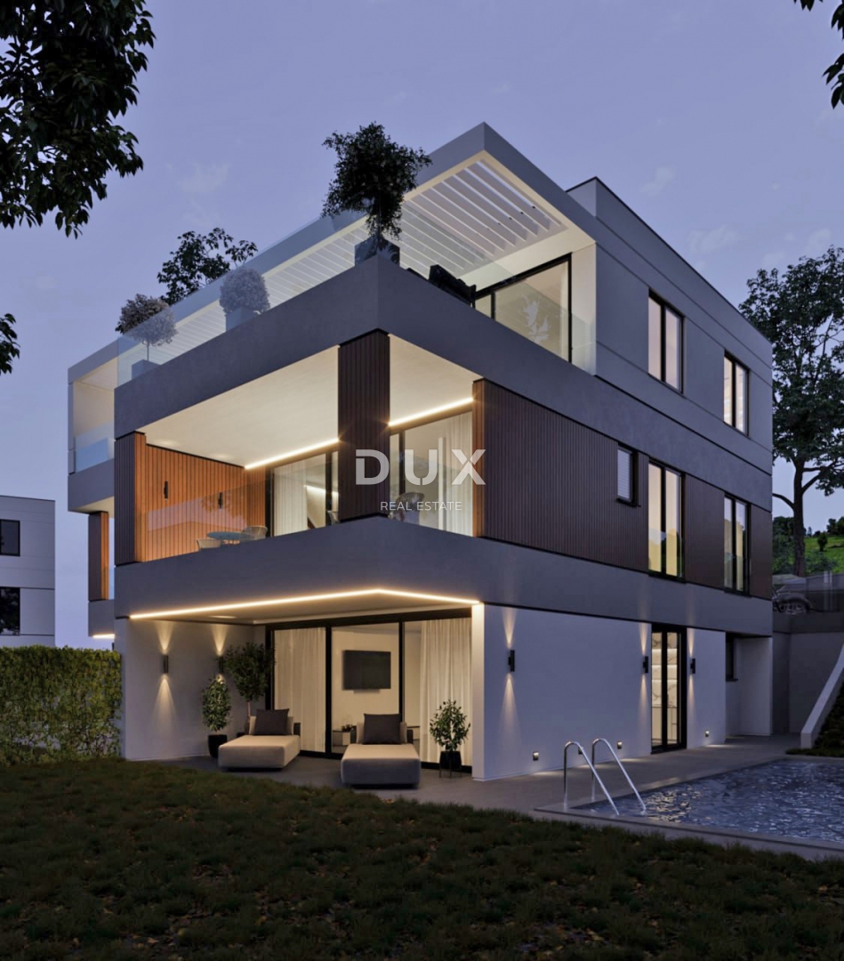 OPATIJA, LOVRAN - luksuzno penthouse v butičnem bivalnem kompleksu s panoramskim pogledom na morje