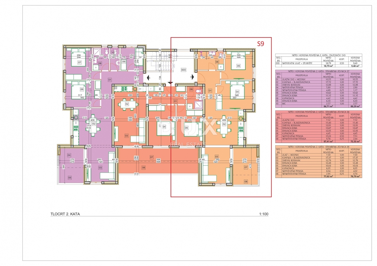 Stanovanje Vodice, 88,70m2