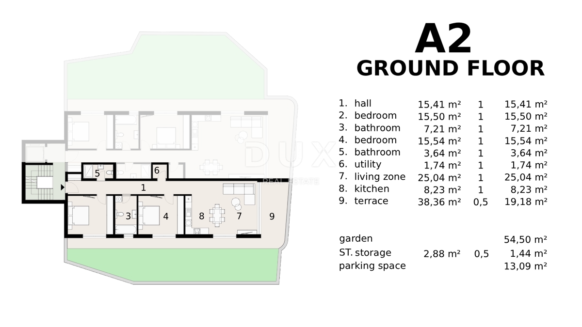 Stanovanje Ičići, Opatija - Okolica, 109m2