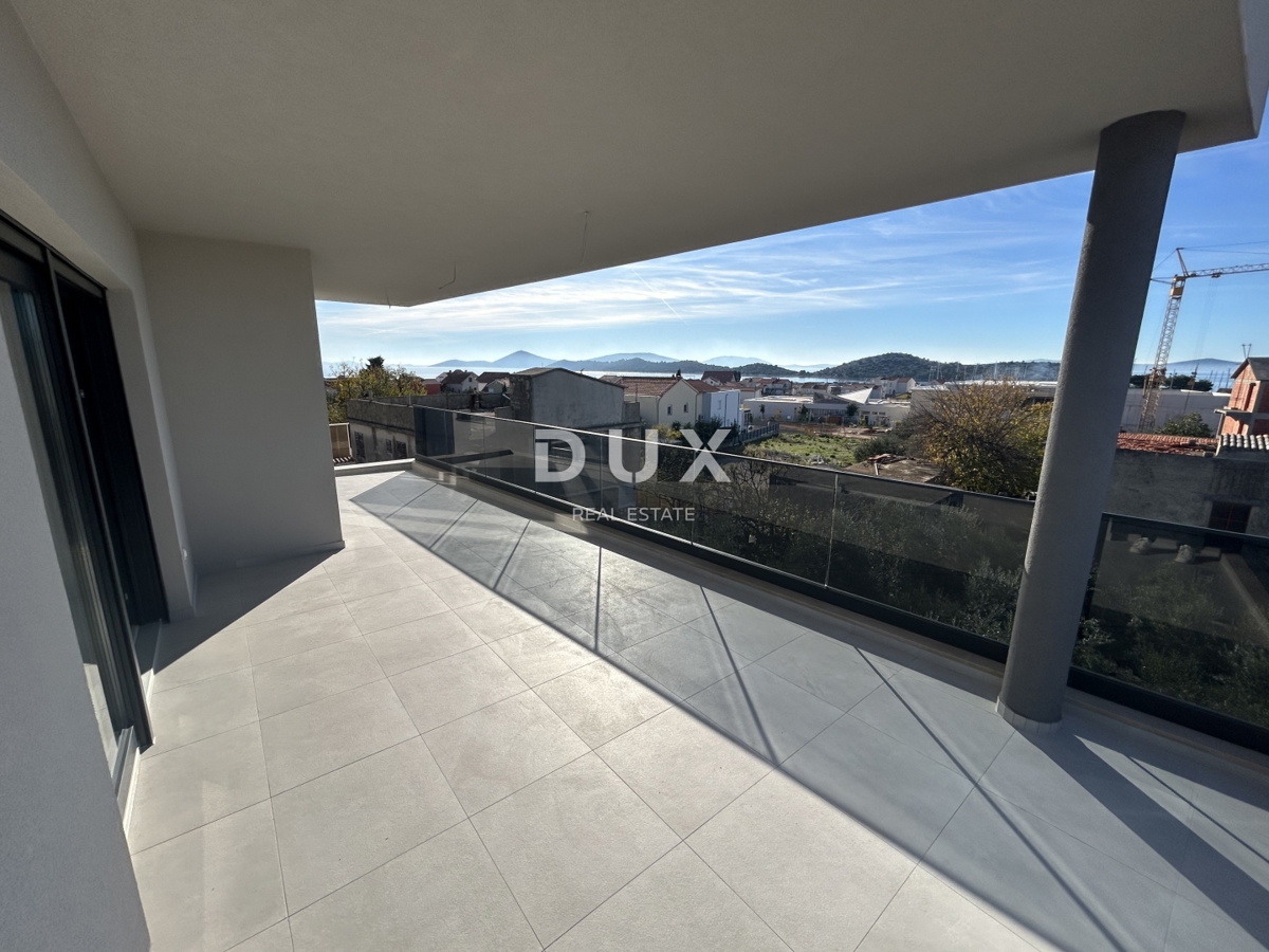 ŠIBENIK, TRIBUNJ – Dvosobno stanovanje v novogradnji s pogledom na morje! PRILOŽNOST!