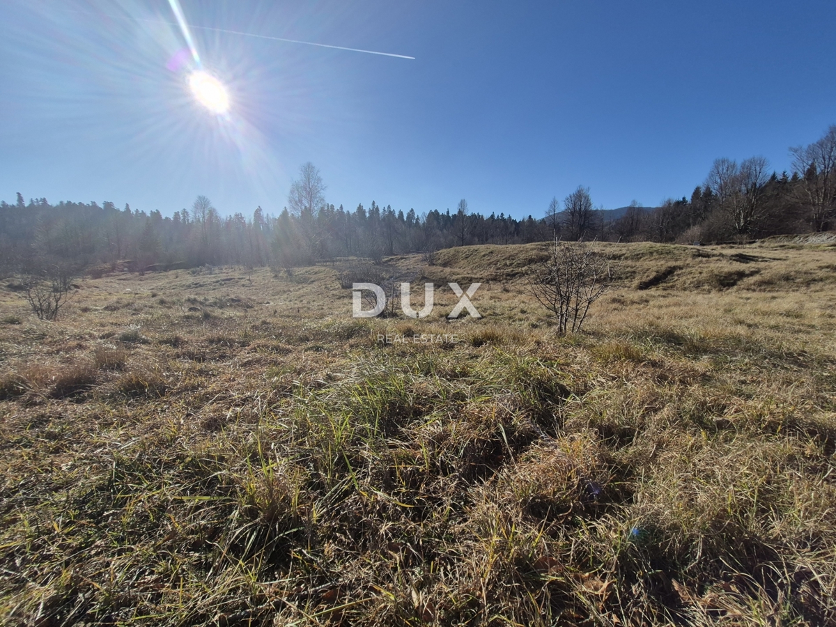 GORSKI KOTAR, FUŽINE - zazidljivo zemljišče 1213 m2 - investicijska priložnost!
