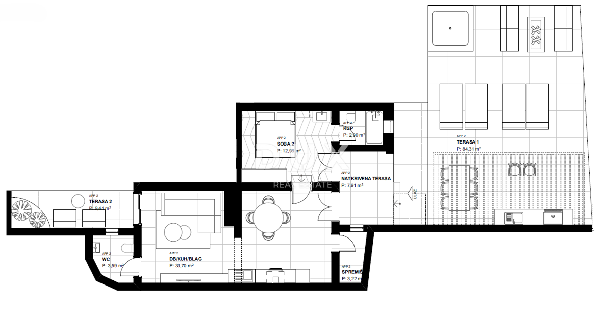 OPATIJA, LOVRAN – ekskluzivno stanovanje s panoramskim razgledom in bazenom