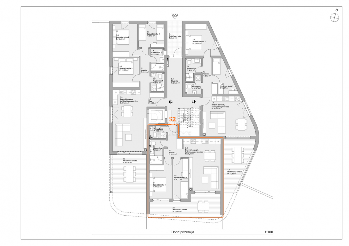 Stanovanje Vodice, 81,44m2