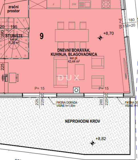 Stanovanje Povljana, 73,40m2