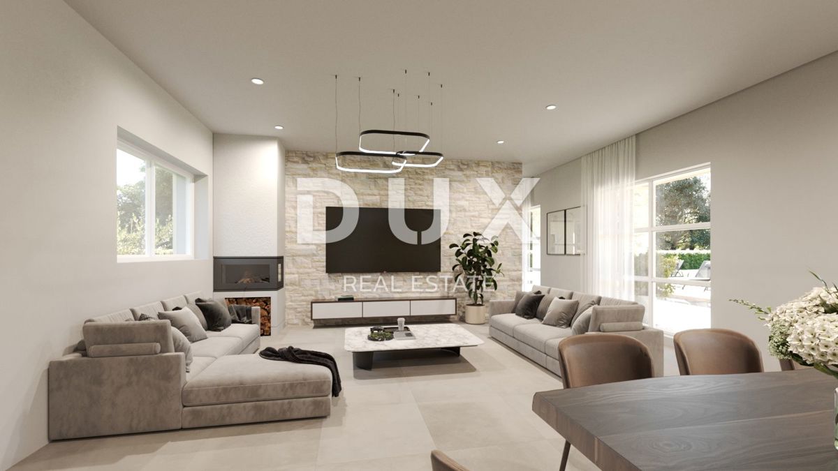 ISTRA, KAŠTELIR - Fascinantna kamnita vila s panoramskim pogledom na morje