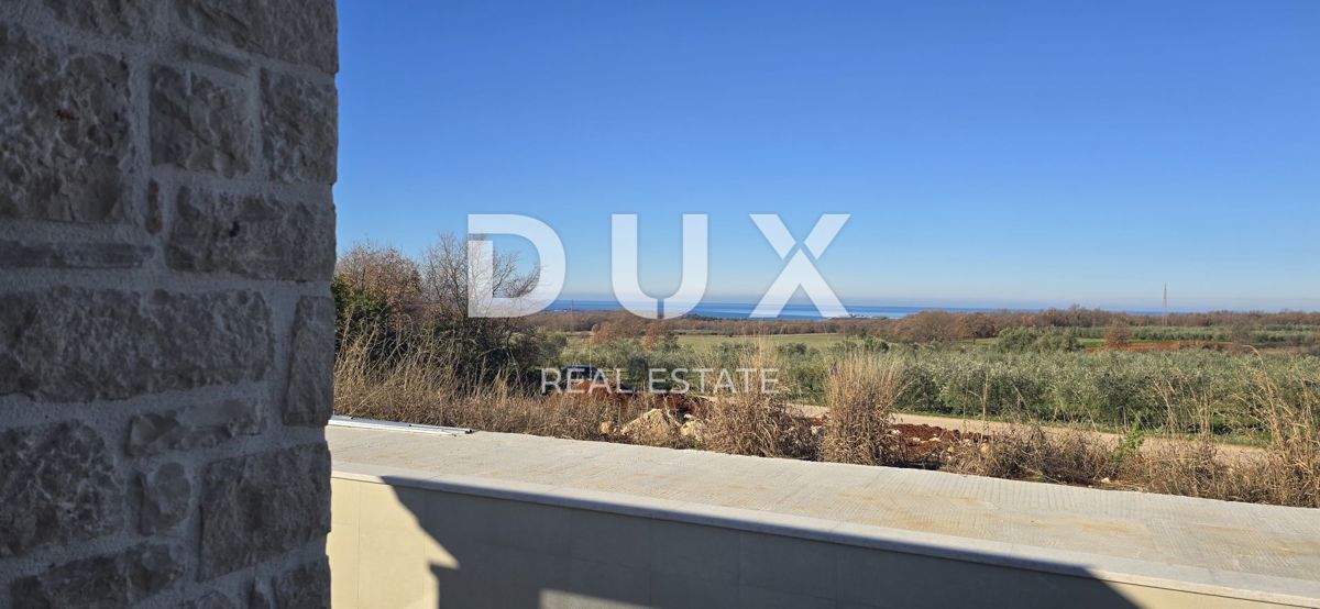 ISTRA, KAŠTELIR - Fascinantna kamnita vila s panoramskim pogledom na morje