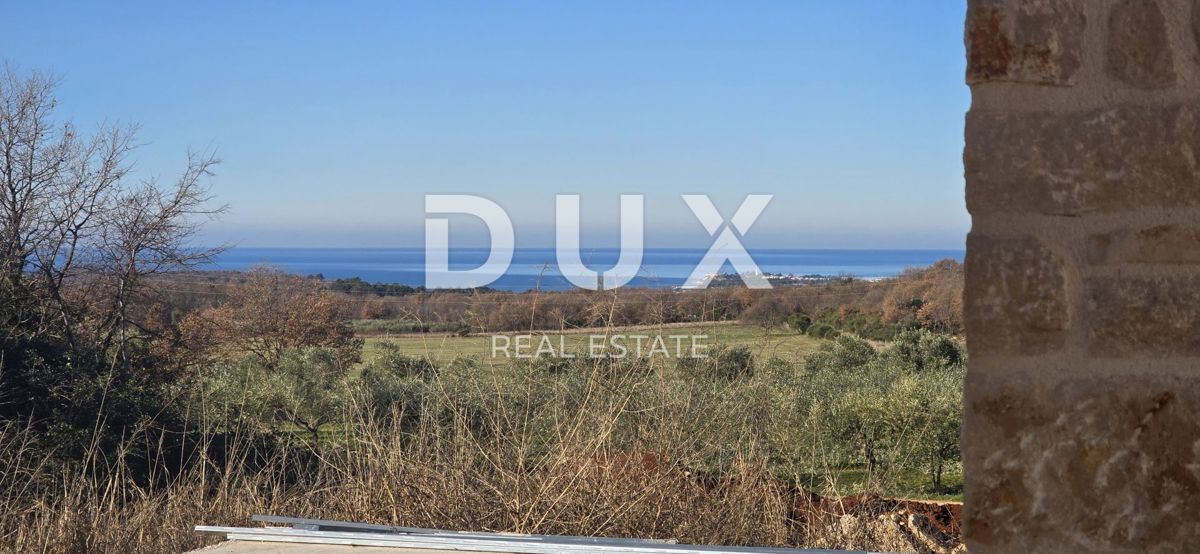 ISTRA, KAŠTELIR - Fascinantna kamnita vila s panoramskim pogledom na morje